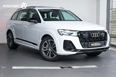 White 2024 Audi Q7 Wagon 45 Tdi Quattro Mhev