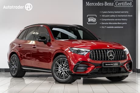 Red 2024 Mercedes-Benz GLC43 Wagon 4Matic