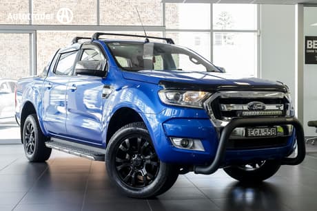Blue 2017 Ford Ranger Dual Cab Utility Xlt 3.2 (4X4)