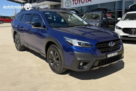 Blue 2022 Subaru Outback Wagon Awd Sport