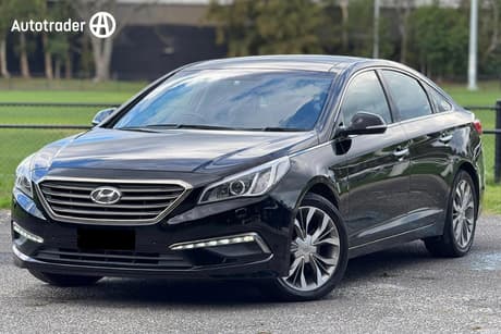 Black 2016 Hyundai Sonata Sedan Premium