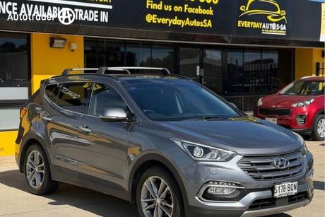 Silver 2016 Hyundai Santa FE SUV HIGHLANDER CRDI (4X4) DM SERIES II (DM3)MY17
