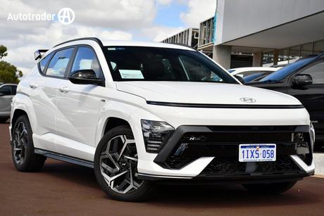 White 2024 Hyundai Kona Wagon N Line