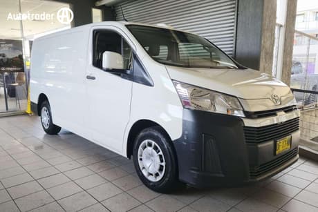White 2022 Toyota HiAce Van Lwb