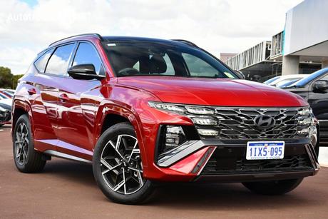 Red 2025 Hyundai Tucson Wagon Premium N Line (Awd)