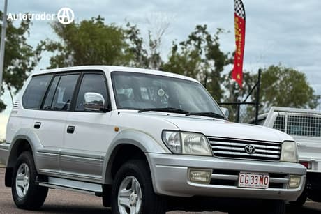 White 2000 Toyota Landcruiser Prado Wagon Vx (4X4)