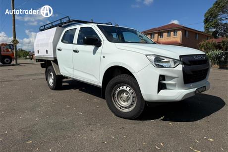 White 2021 Isuzu D-MAX Crew Cab Chassis Sx (4X2) High-Ride