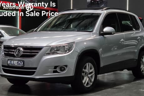 Silver 2009 Volkswagen Tiguan Wagon 125 Tsi