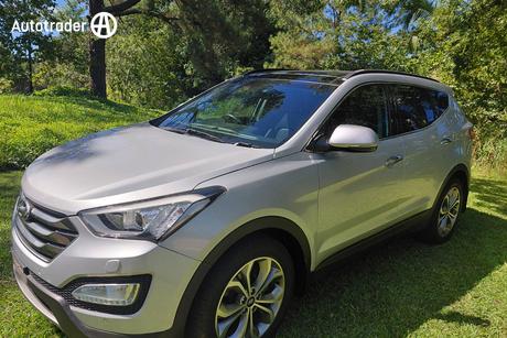 Silver 2015 Hyundai Santa FE Wagon Highlander Crdi (4X4)