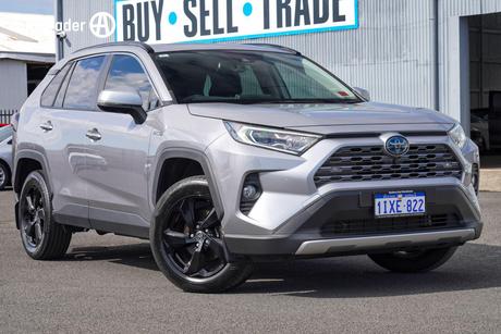 Silver 2021 Toyota RAV4 Wagon Cruiser (2Wd) Hybrid