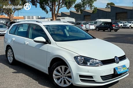 White 2016 Volkswagen Golf Wagon 92 Tsi Comfortline