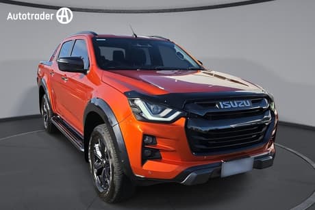 Orange 2023 Isuzu D-MAX Crew Cab Utility X-Terrain (4X4)