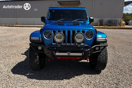 Blue 2020 Jeep Gladiator Dual Cab Utility Overland (4X4)