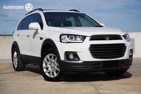 White 2017 Holden Captiva Wagon Active 7 Seater