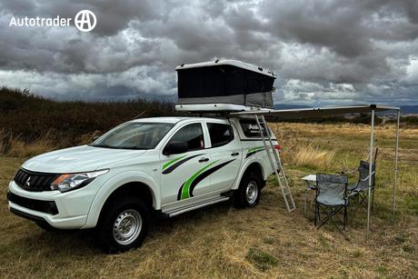 White 2018 Mitsubishi Triton Dual Cab Utility Gls (4X4)