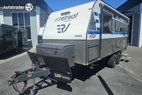 White 2022 Retreat ERV Caravan