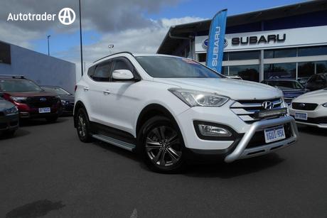 White 2013 Hyundai Santa FE Wagon Active Crdi (4X4)