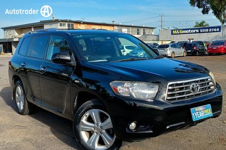 Black 2009 Toyota Kluger Wagon Grande (4X4)