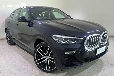 Black 2021 BMW X6 Coupe Xdrive30D M Sport