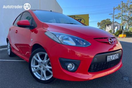 Red 2010 Mazda 2 Hatchback Genki