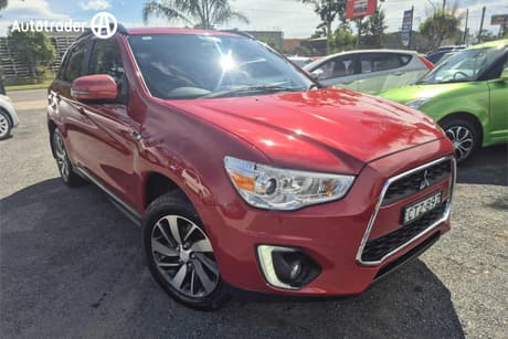 Red 2014 Mitsubishi ASX Wagon (2Wd)