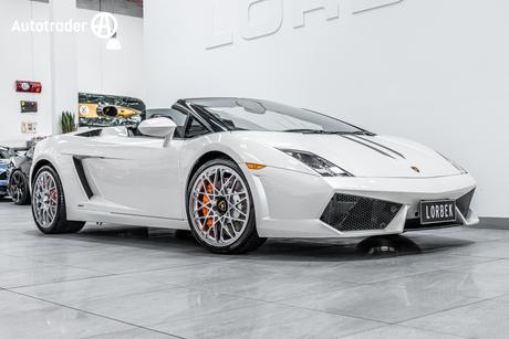 White 2010 Lamborghini Gallardo Convertible Spyder