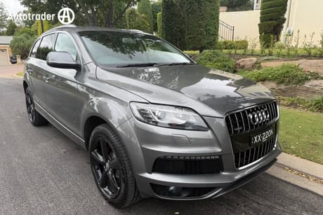 Grey 2013 Audi Q7 Wagon 3.0 Tdi Quattro