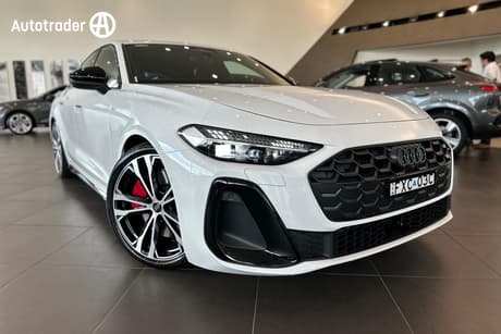 White 2025 Audi A5 Hatch E-HYBRID S-LINE 4WD