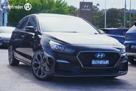 Black 2019 Hyundai I30 Hatchback N Line Premium