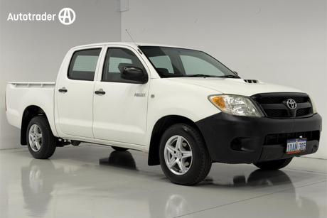 White 2006 Toyota Hilux Dual Cab Pick-up Sr