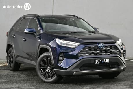 Blue 2024 Toyota RAV4 Wagon Cruiser (2Wd) Hybrid
