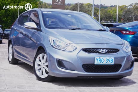Blue 2018 Hyundai Accent Hatchback Sport