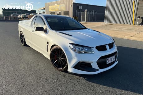 White 2015 HSV Maloo Ute Tray R8 LSA R