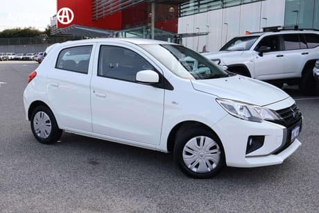 White 2021 Mitsubishi Mirage Hatchback Es