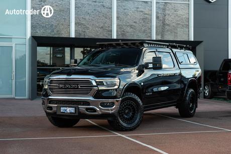 Black 2022 RAM 1500 Crew Cab Utility Laramie (Hybrid)