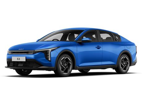 Blue 2025 Kia K4 Sedan Sport