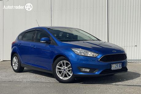 Blue 2016 Ford Focus Hatchback Trend