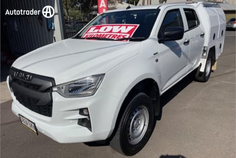 White 2021 Isuzu D-MAX Crew Cab Chassis Sx (4X2)