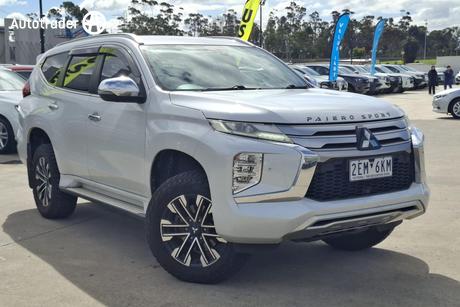White 2021 Mitsubishi Pajero Sport Wagon Exceed (4X4) 7 Seat