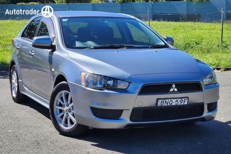 Grey 2010 Mitsubishi Lancer Hatchback Activ Sportback