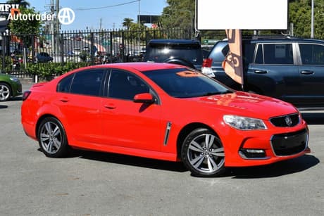 Red 2016 Holden Commodore Sedan Sv6