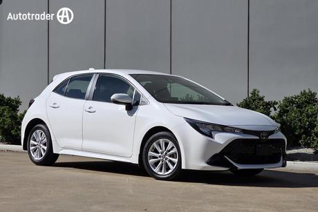 White 2024 Toyota Corolla Hatchback Ascent Sport