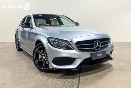 Blue 2016 Mercedes-Benz C200 Sedan