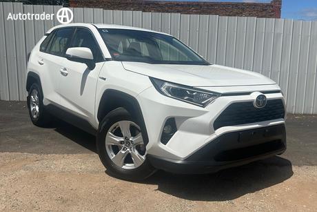 White 2021 Toyota RAV4 Wagon Gx (Awd) Hybrid