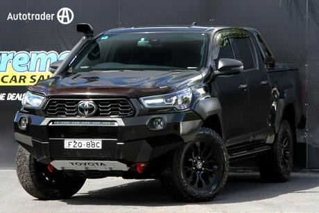 Black 2022 Toyota Hilux Double Cab Pick Up Rugged X (4X4)