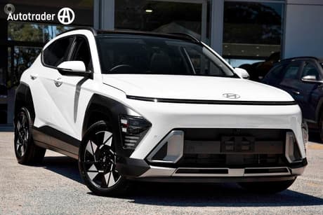 White 2026 Hyundai Kona Wagon Hybrid Premium