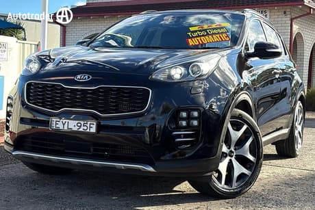 Black 2016 Kia Sportage Wagon Gt-Line (Awd)