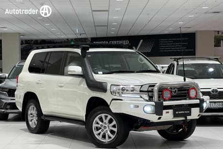 White 2020 Toyota Landcruiser Wagon Lc200 Vx (4X4)