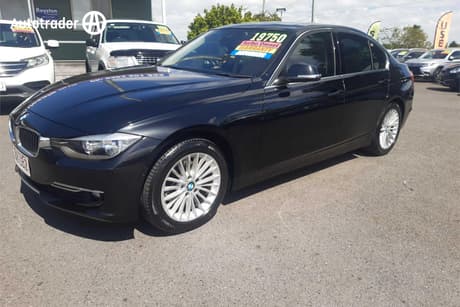 Black 2014 BMW 320D Sedan