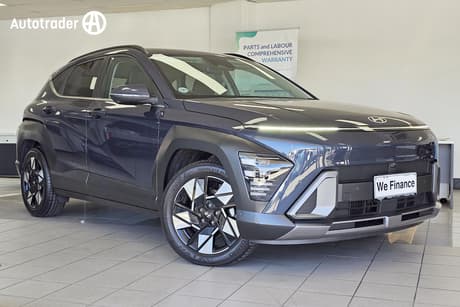Blue 2023 Hyundai Kona Wagon Hybrid Premium